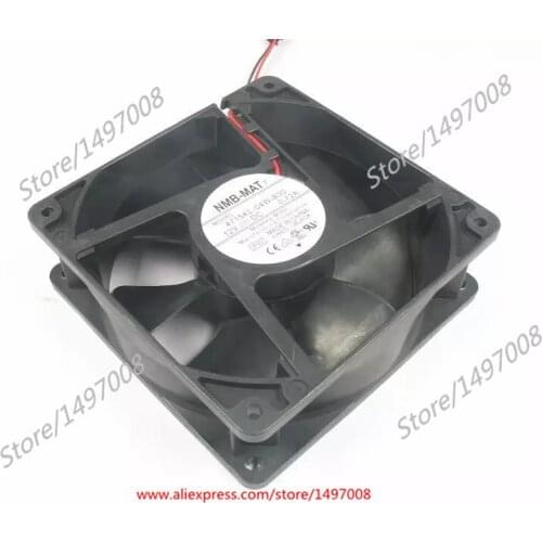 NMB-MAT 4715KL-04W-B30 P00 DC 12V 0.72A 2-wire 120x120x38mm Server Cooling Fan