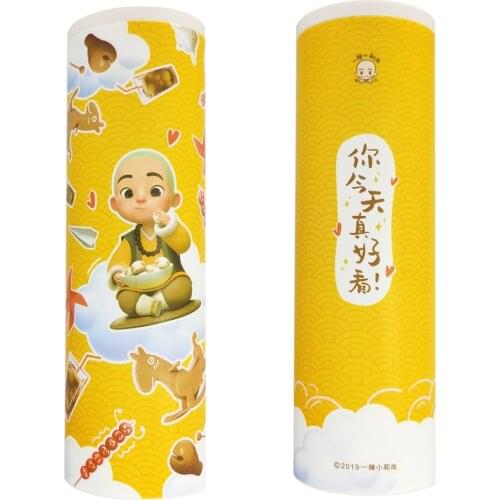 Happy Boy style Creative Cylindrical pencil case pen box like a kettle with game accessory and watch Durable Erasable whiteboard