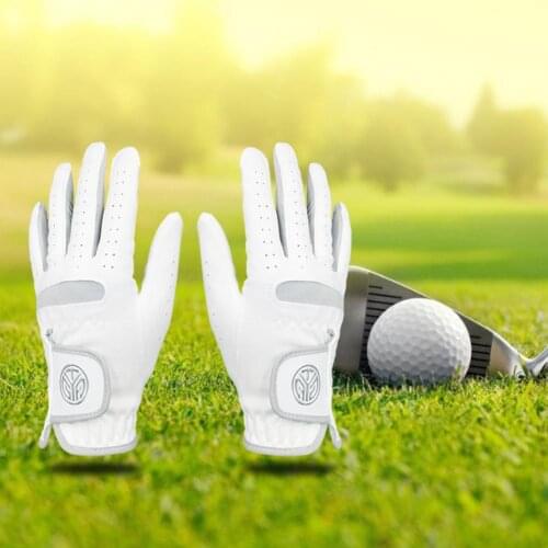 1 Pc Mens Golf Gloves Left Right Hand Women Soft Ultra-fiber Cloth Breathable Wear-resistant Golf Gloves Sports Gloves