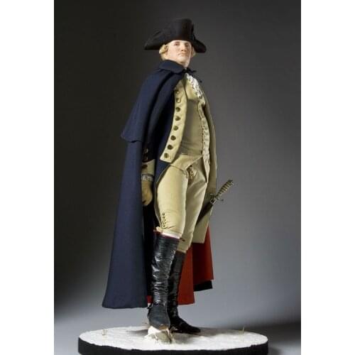 TURN: WASHINGTONS SPIES cosplay costume outfit George Washington Colonial blue jacket cosplay Costume outfit with cloak cape