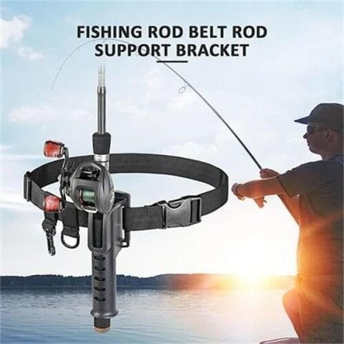 Belt Rod Holder Portable Pole Inserter Fishing Rod Pesca Multi-function Rack Fishing Rod Quick Belt Holder Accessory Rods