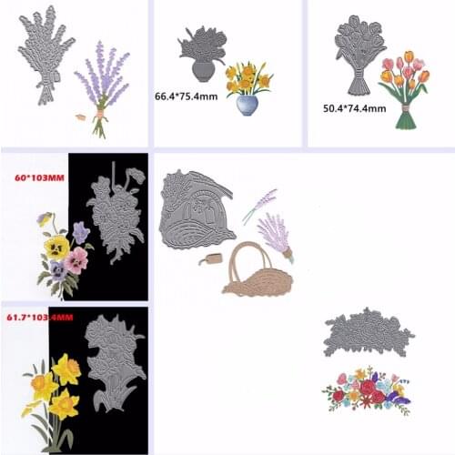 Simple Plants Florals Shape Metal Cutting Dies Stencil Scrapbook Album Embossing For Gift Card Making Handcraft 2019 New