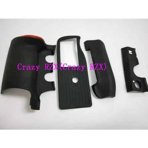 NEW Original D4 4 PIECE FRONT/REAR/GRIP/BOTTOM RUBBER With Tape (4pcs A Set) For Nikon D4