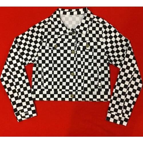 Chess Women Jacket Sping Coat short style