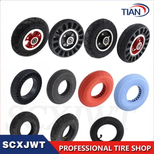 Free shipping 200x50 Electric Scooter Tyre WheelCenter axisHub 8" Scooter Tyre Aluminium Alloy Wheel Pneumatic Tire Electric