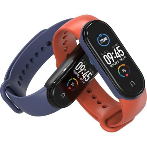 For Xiaomi Mi Band 5 Strap Silicone Wrist Strap For Xiaomi Mi Band 5 Accessories Bracelet For Xiaomi Mi Band 5 Replacement
