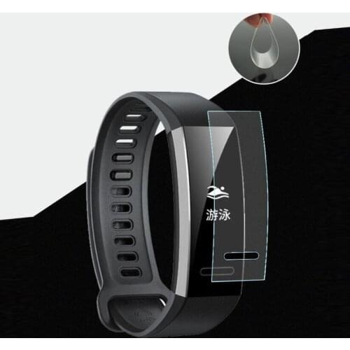 2pieces Soft TPU Clear Protective Film For Huawei Band 2 /Band2 Pro B19 B29 Eris Sport GPS Wristband Full Screen Protector Cover