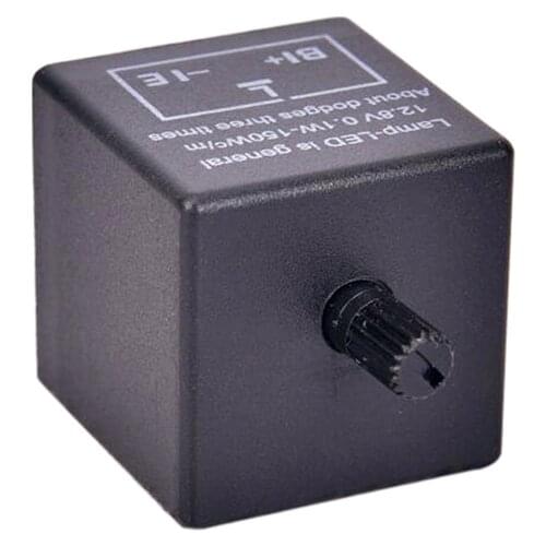 12V 3-Pin LED Adjustable Car Flasher Flash Relay For Turn Signal Light CF13