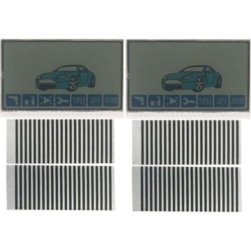 3 PCS/lot Russian A61 Lcd Display Flexible Cable for 2-way Car Alarm Starline A61 LCD Remote Control Keychain A61 Zebra Stripes