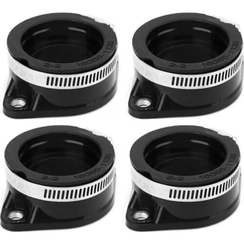 4Pcs/Set High Quality Caburetor Intake Manifold Boots Carb Holder Fit For Kawasaki KZ1000 KZ1100 11-4853 Car Accessories