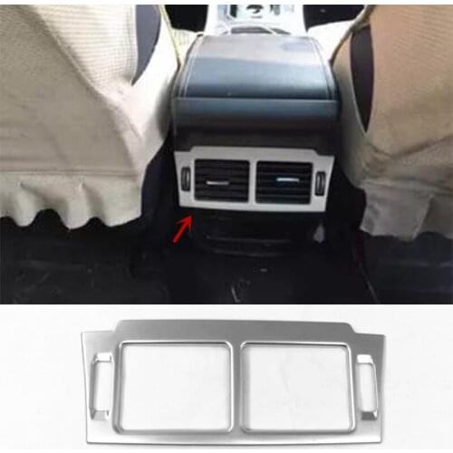 ABS Chrome For Land Rover Range Rover Evoque 2012+ Car Rear Air outlet panel frame cover trim car styling Accessories 1pcs