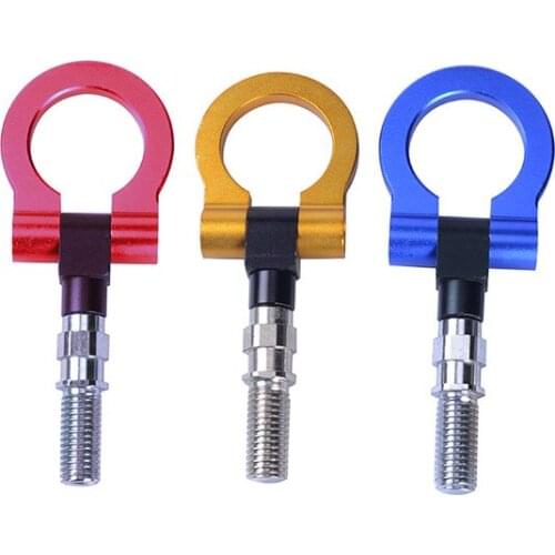 Aluminum Car Towing Strap Trailer Towing Hook JDM Universal Front Car Styling Racing Colorful Jdm Tow Hook For Japanese Cars
