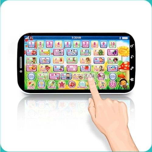 English language ABC alphabet babys touch screen toy phone,musical Y-phone number letter word learning phone for kid toy
