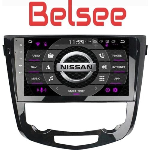 Belsee for Nissan Qashqai 2013-2017 PX5 Octa Core Stereo Android 8.0 Car Radio GPS Navigation Head Unit WiFi Bluetooth Autoradio