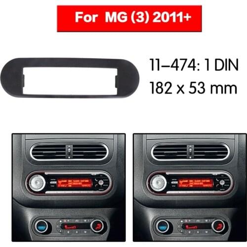 Double 2 Din Car Radio for MG3 2011+ CD Stereo Radio Surround Fascia Facia Panel Dash Mount Kit Fascia Adapter Cover 11-474
