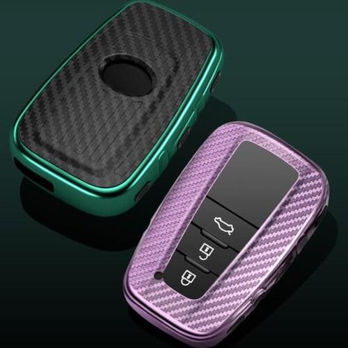 Car TPU Key Case Holder Cover For Toyota Avalon Camry Land Cruiser Prado Corolla RAV4 CHR CH-R 2/3/4 Button Interior Accessories