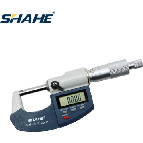 SHAHE 0-25 mm digital micrometer 0.001 mm Electronicmicrometer digital measuring tools
