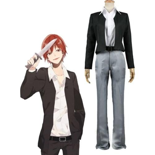 Assassination Classroom Class 3-E Karma Akabane Suit Cosplay Costume