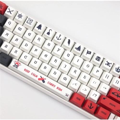 131Key Voyage Theme Keycaps PBT Dye Subbed OEM Height Sublimation Keycap For MX Switch Mechanical Keyboard GK61 XD60 104 FC980M
