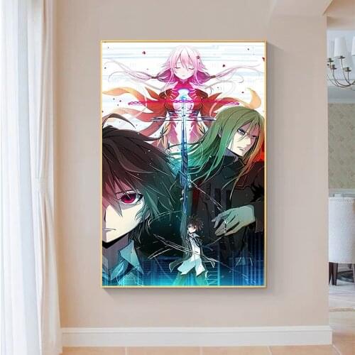 SP100 Silk Cloth Wall Poster Guilty Crown (2) Art Home Decoration Gift