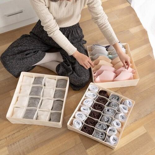Underwear Bra Socks Panty Storage Boxes Cabinet Organizers Wardrobe Closet Home Organization Drawer Divider Dormitory Save Space