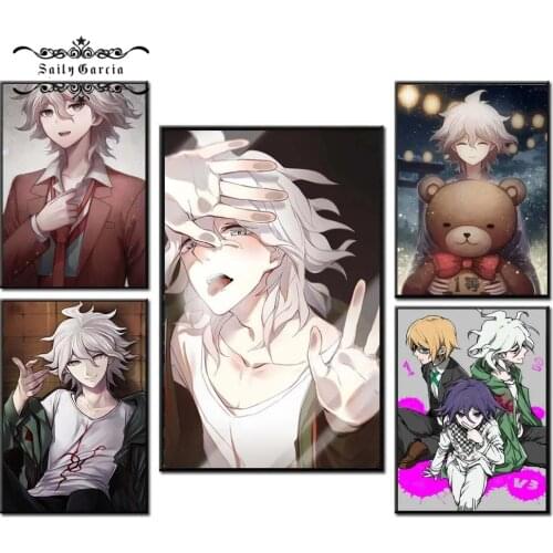 Danganronpa Komaeda Nagito Anime Poster and Prints Wall Art Modular Pictures Modern Nordic Canvas Painting Bedroom Home Decor