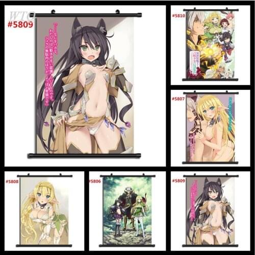 Isekai Maou To Shoukan Shoujo No Dorei Majutsu Anime Posters Canvas Painting Wall Decor Poster Wall Art Picture Home Decor