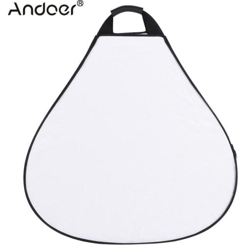 Andoer 30"/76cm Portable Handheld Triangle Collapsible 5in1 Multi Reflector for Photo Studio Photography