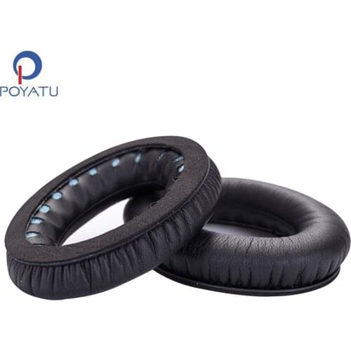 POYATU Repair Parts Earphone Accessories For Bose Quietcomfort 2 AE2 QC15 QC2 Ear Pas Headphone Earpads Earmuff Leather Cushion