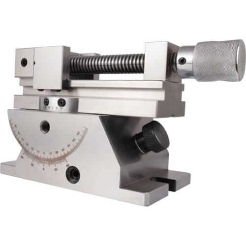 Precision Vise 360° Rotation Adjustable Angle Sine Tilting Grinder Flat-nose Pliers Tools Angle Solid Milling Machine Pliers