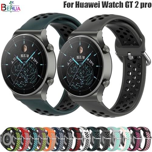 22mm WatchBand Strap For Huawei Watch GT 2 pro / GT 2 46mm Smart Silicone WristBand For Huawei Watch 2 pro / 3 Pro Bracelet belt