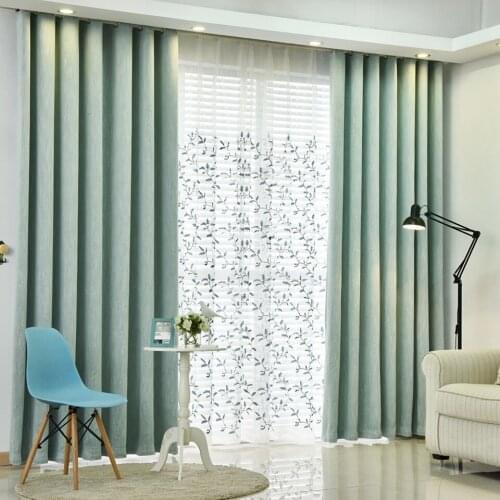 Roman Curtains Elegant Linen Blackout Curtains For Bedroom Modern Window Curtain Solid Color Fabric Panels Cortina Yarn Tulle