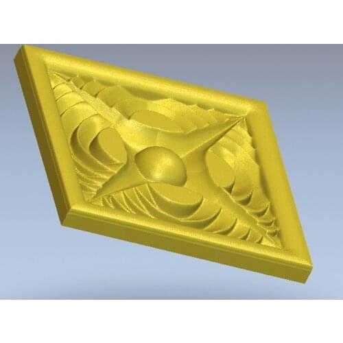 Rosette_70 for cnc in STL file format 3d model relief