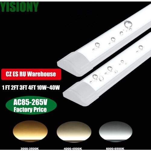 YISIONY 3000K~6000k Lamp Tube Surface Mounted Ceiling Lamp LED Lamp Tube Ceiling Lamp 20W Home Bulb светодиодная лампадля дома