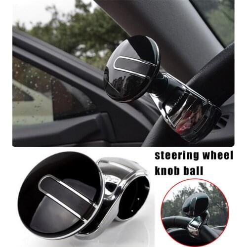 Car Truck Power Steering Wheel 5.8cm Spherical Spinner Booster Aid Knob Ball Handle Clamp Universal Durable Wheel Knob Ball