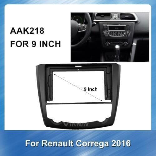Car Radio Stereo Fitting installation Fascia For Renault Correga 2016 Stereo Frame Fascias Panel Facial DVD CD Dash Bezel