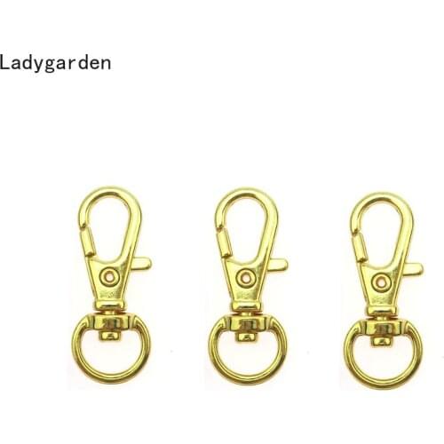 10PCS Metal Buckles Bag Handbag Strap Lobster Clasps Dog Collar Keychain Swivel Trigger Clips Snap Hooks DIY Accessories