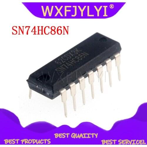 10PCS SN74HC86N DIP14 SN74HC86 DIP 74HC86N 74HC86 new and original IC