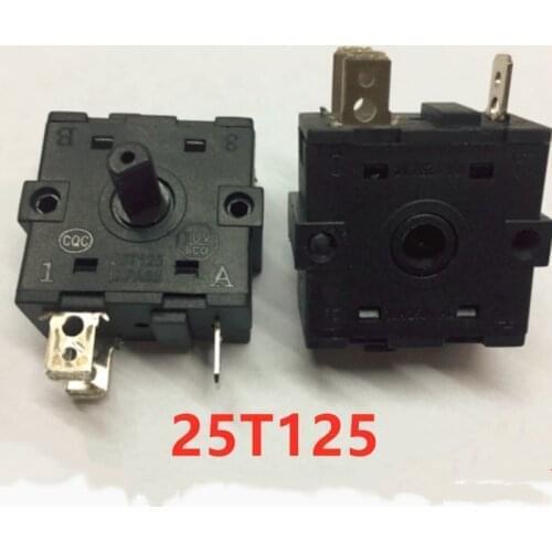 5pcs Electric heater electric oil Ding shift switch 25T125 PA66 heating switch triangle cycle gear