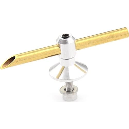50mm RC Boat Water Pickup Accessories Transom Mounting Water Pickup Parts Silver And Bronze