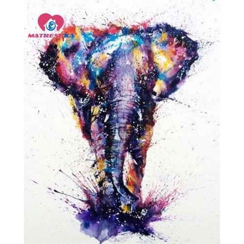 5D diamond mosaic Cross-stitch embroidery kits diamond painting elephant diamond mosaic sale home decorations Pictures crystals