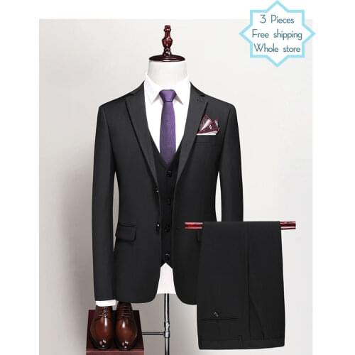 DEEPOCEAN Men's Business Suits