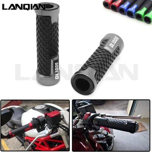 For Suzuki DL1000 V-STROM 7/8''22MM Motorcycle Handlebar Grips Hand Bar Grips DL1000 VSTROM 2002-2019 2017 2018 CNC Accessories