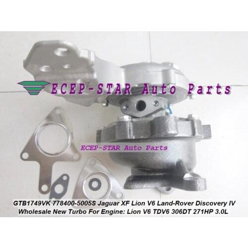 GTB1749VK 778400 778400-5004S 778400-5003S Turbo For Jaguar XF Lion V6 For Land Rover Discovery IV 2009- AJ-V6D TDV6 306DT 3.0L