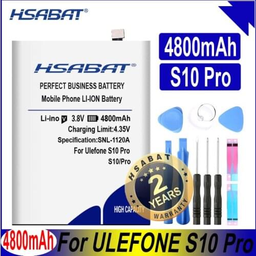 HSABAT Ulefone S10 Pro Phone Batteries