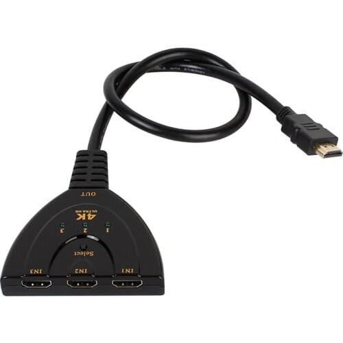 HDMI switcher 3 in 1 out 4k 3 in 1 out hdmi switch 3 cut 1 3 cut 1