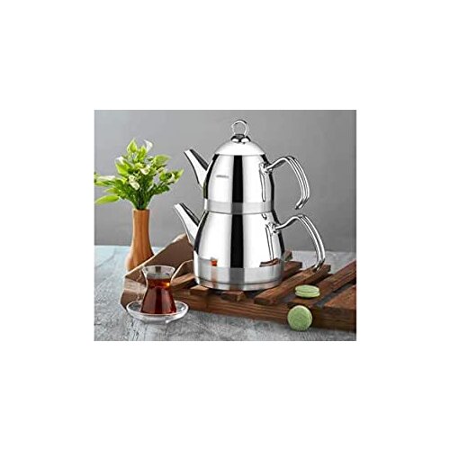 Kahramanlar Roma Platinum Medium Teapot Set 1037-P