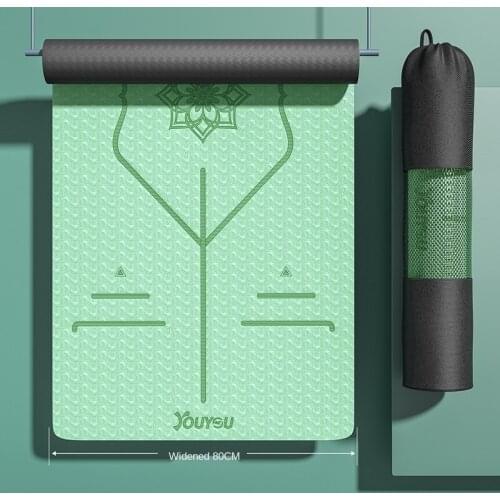 Yoga Mat thickened and widened rope skipping dance fitness mat anti slip yoga mat