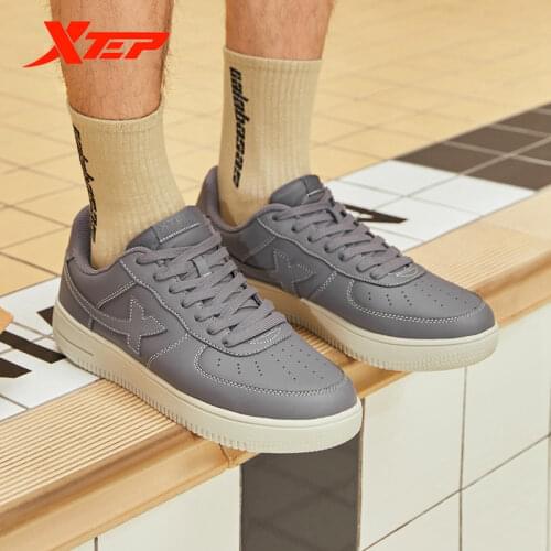Xtep Women Men Skateboarding Shoes Stan New Casual White Couple Sneakers Male Female Popular Skateboarding Shoes 881219319851