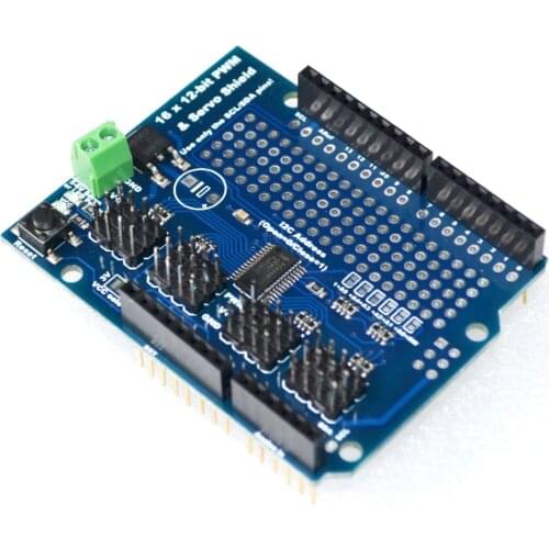 Motor/Stepper/Servo/Robot Shield for Arduino I2C v2 Kit w/ PWM Driver TOP